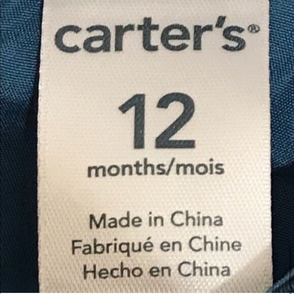 Kid’s Carter’s Blue Floral Dress - Picture 5 of 7